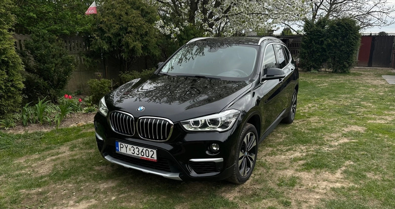 BMW X1 cena 78500 przebieg: 89000, rok produkcji 2018 z Poznań małe 92